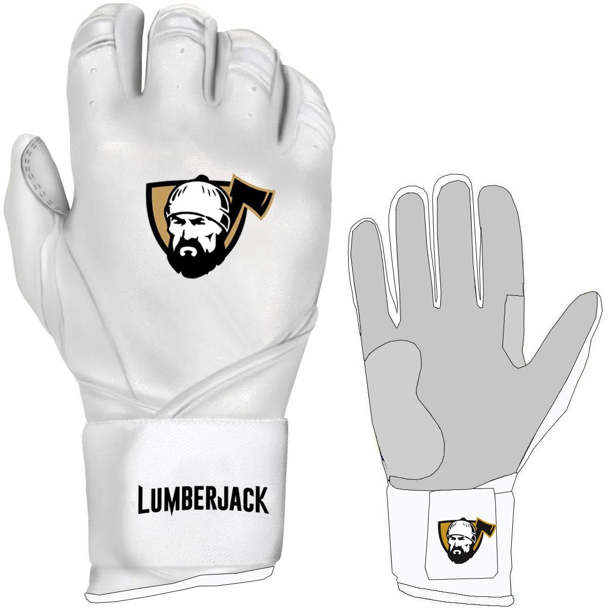 Long Cuff Batting Gloves White