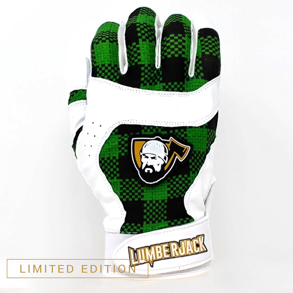 Batting Gloves Plaid Green